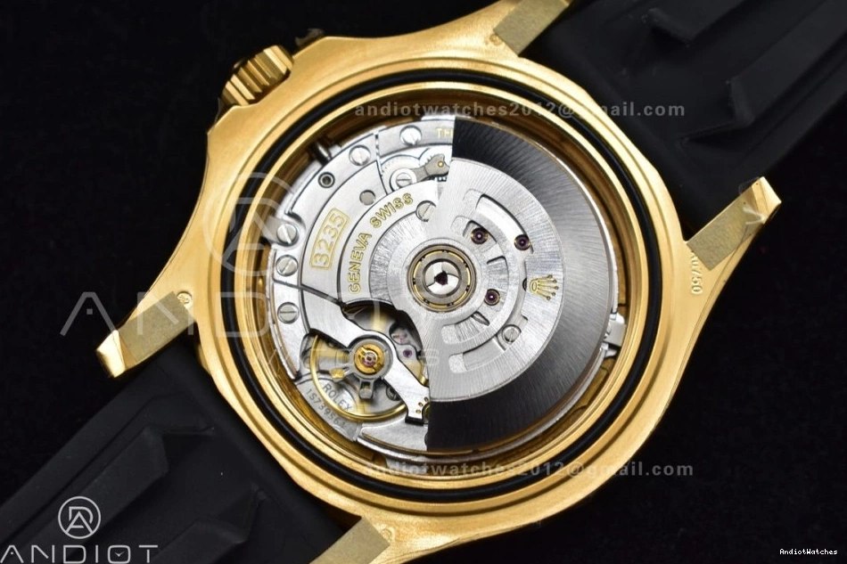 42mm Yacht-Master Rubber VSF Black Edition VS Best 1224 EyeCatching on 1:1 Ceramic Bezel Strap 3D 226658 Black 0202